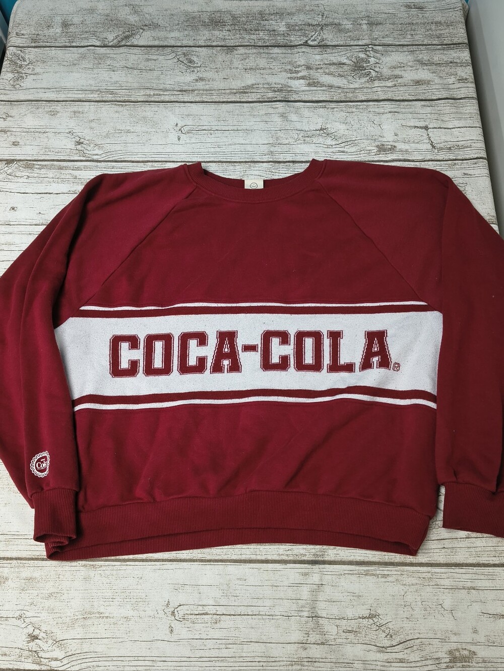 PacSun X Coca Cola Big Logo Sweater Size X Large